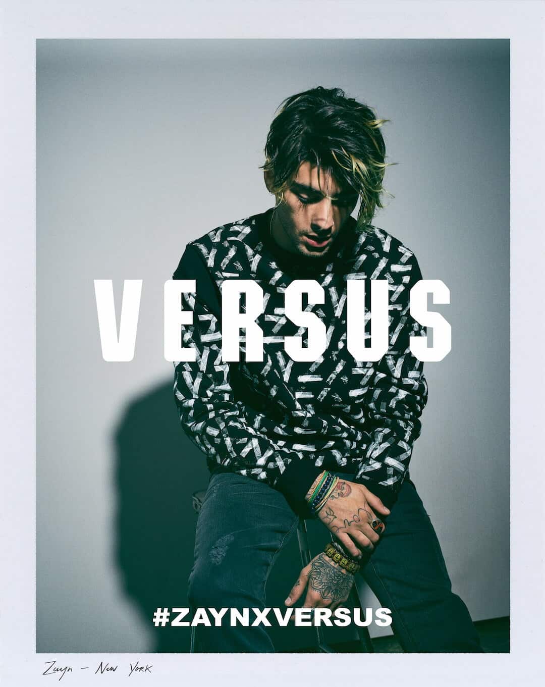 It's Here - Versus Versace Reveal Their ZAYN X VERSUS Capsule